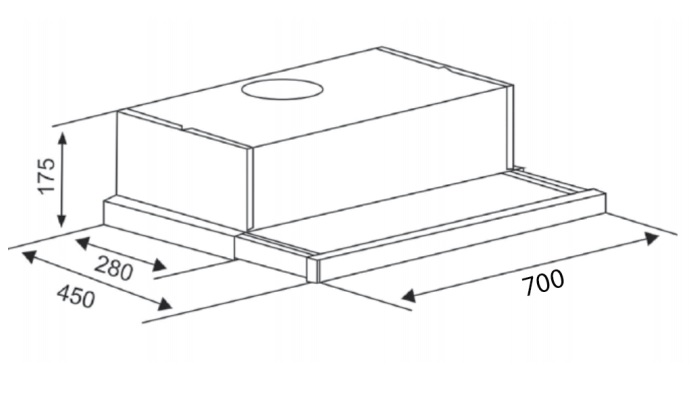 Máy hút âm tủ CANZY CZ C517B