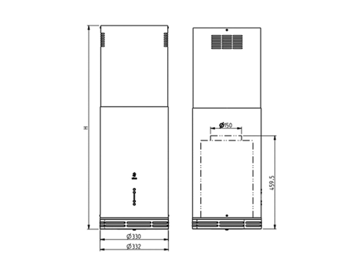 Máy Hút Mùi Đảo ELICA ZENITH