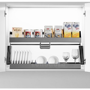 Kệ gia vị nâng hạ di động EUROGOLD nhôm Anode EUM9060 EUM9070 EUM9080 EUM9090 EUM9160G EUM9170G EUM9180G EUM9190G