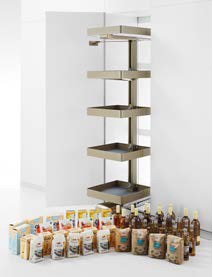 Hệ tủ đồ khô 5 tầng EUROGOLD nhôm Anode cao cấp EUM5045 EUM5045G