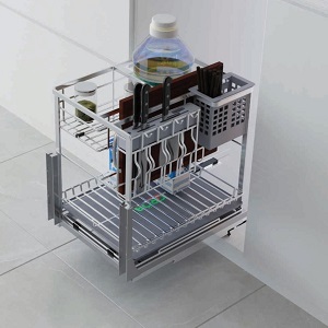 Kệ đựng dao thớt GROB Mix Oval Inox SUS304 xước mờ GCO304-30 GCO304-35 GCO304-40 GCO304-45