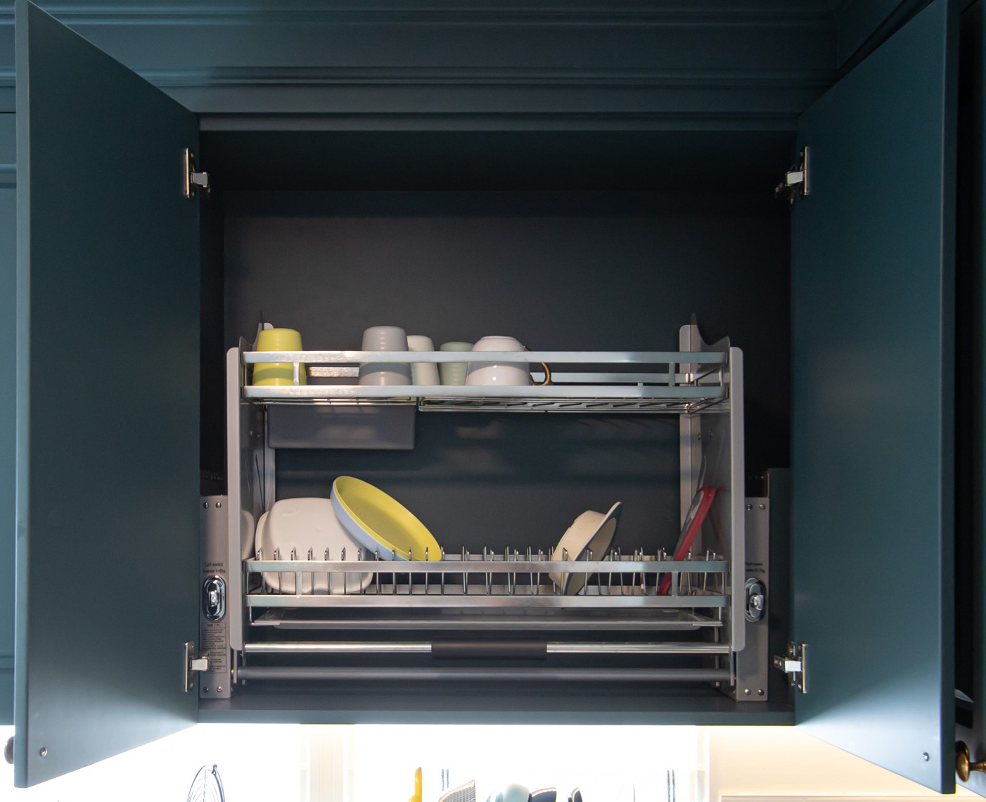 Giá bát đĩa nâng hạ di động Inox phủ nano FASTER FS EB700N VIP EB800N VIP EB900N VIP