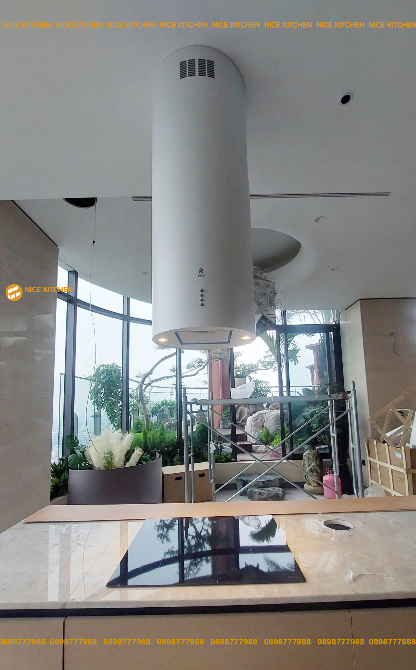 Máy Hút Mùi Đảo Trụ Tròn Elica Tube Pro Island