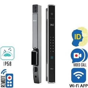 Khóa điện tử, vân tay thông minh DEMAX EL909 AG CNC Face ID-3D