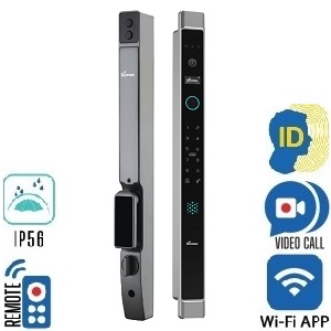 Khóa điện tử, vân tay thông minh DEMAX EL906 AG CNC Face ID-3D
