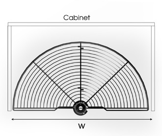 M&acirc;m xoay 180 độ inox SUS304 nan dẹt EUROGOLD EXL18080 EXL18070