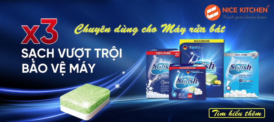 Viên rửa chén Sofish sạch vượt trội, bảo vệ máy rửa bát