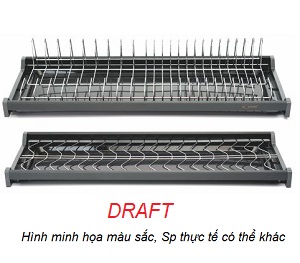 Giá bát đĩa cố định 2 tầng EUROGOLD Inox 304 khung nhôm EPD8261 EPD8271 EPD8281 EPD8291