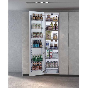 Kệ tủ đồ khô 5 tầng FASTER Inox SUS304 nan tròn FS TK4505CM304