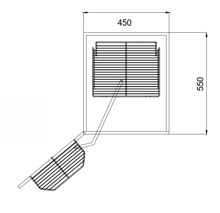 Kệ tủ đồ khô 5 tầng FASTER Inox SUS304 nan tròn FS TK4505CM304