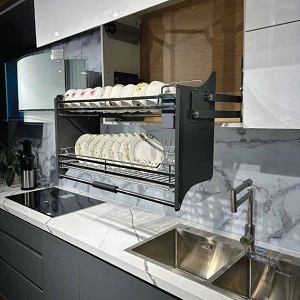 Giá bát đĩa nâng hạ di động FASTER inox 304 FSEB70G304 FSEB80G304 FSEB90G304