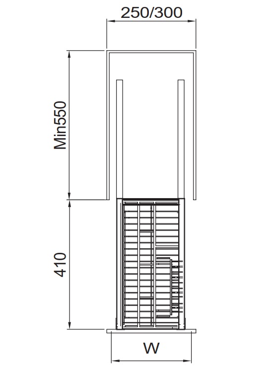 Kệ gia vị đa chai lọ năng inox 304 FASTER FS250GVD304 FS300GVD304