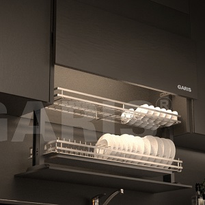 Giá bát đĩa nâng hạ điện cơ cấu cánh mở trượt lên GARIS GL06LP