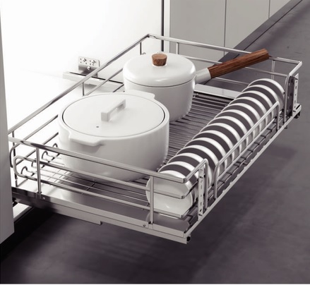 Kệ xoong nồi đa năng CANZY Inox304 nan Oval CZO-6002