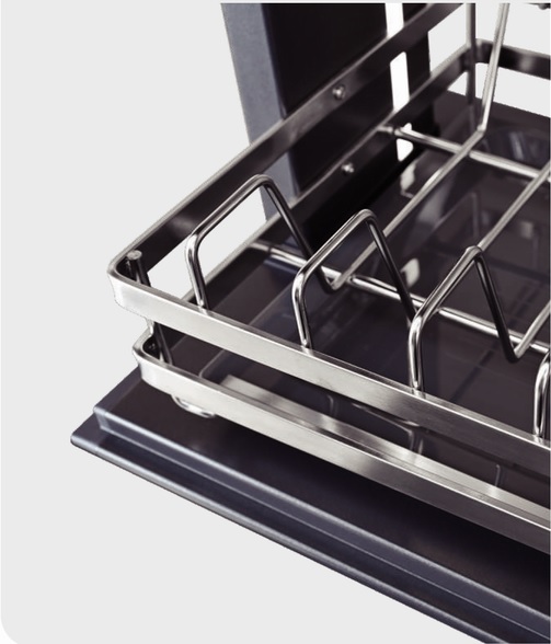 Giá bát nâng hạ điện Inox 304 nan dẹt CANZY CZF-5006