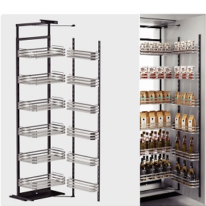 Hệ tủ đồ khô 6 tầng CANZY Inox 304 CZF-5007