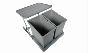 Thùng rác 1 ngăn gắn cánh CANZY CZA-1002-1x16L