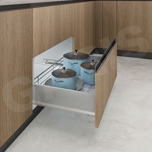 Giá xoong nồi đa năng GARIS vách hộp Inox 304 nan Oval MP02V