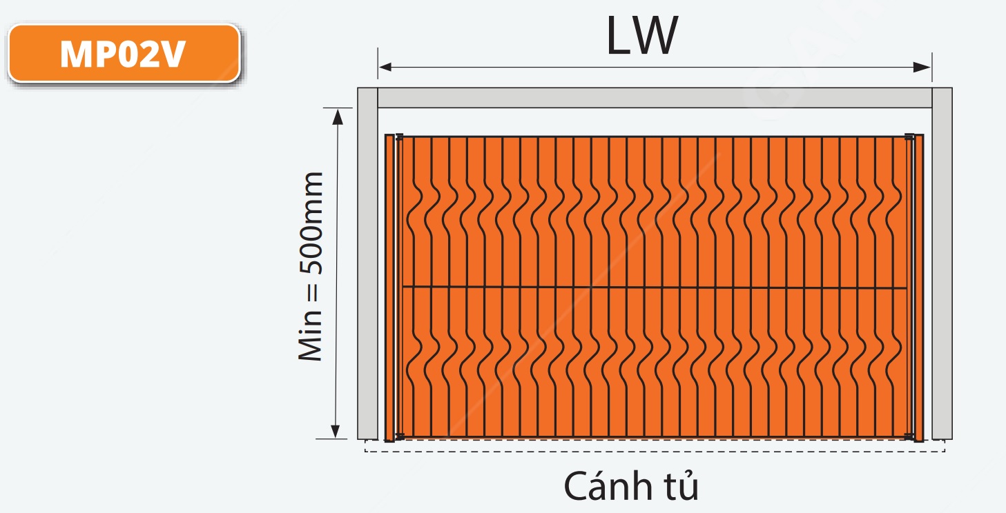 Giá xoong nồi đa năng GARIS vách hộp Inox 304 nan Oval MP02V