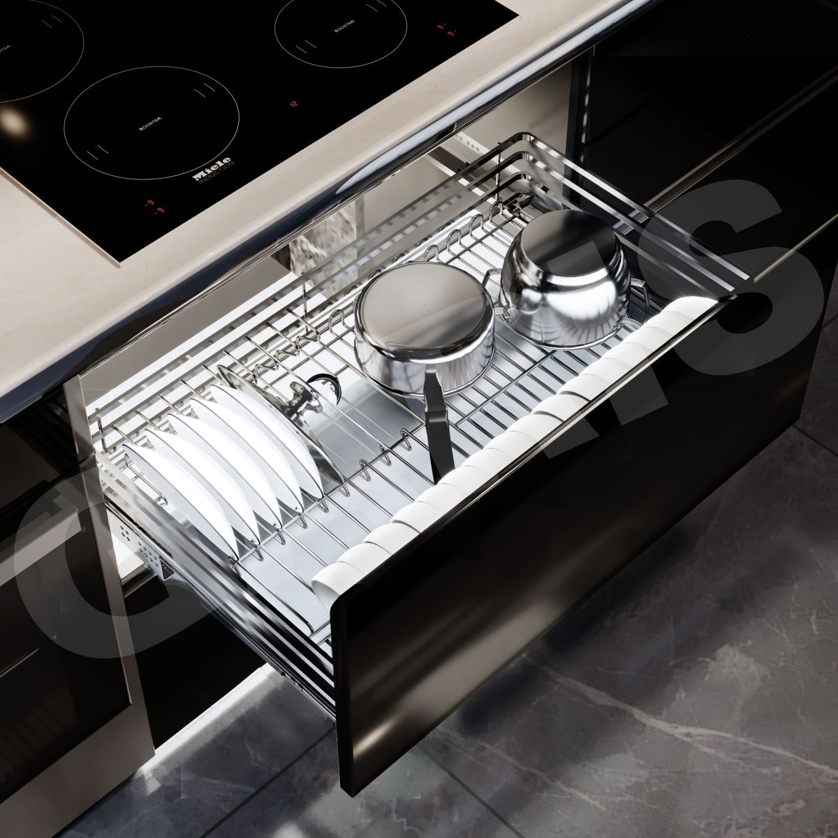 Kệ bát đĩa đa năng GARIS Inox 304 GD02C