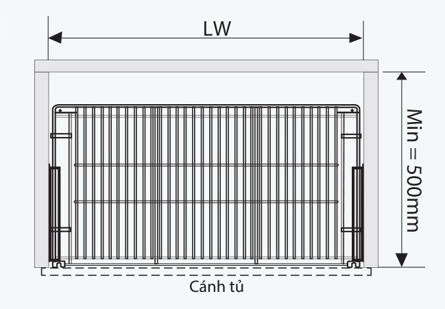 Kệ bát đĩa đa năng GARIS Inox 304 GP02C