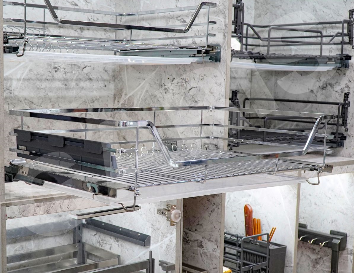 Kệ xoong nồi đa năng GARIS Inox 304 GP04C cánh mở