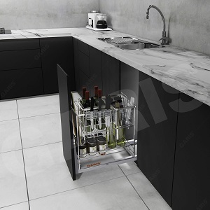 Kệ dao thớt chai lọ đa năng GARIS Inox 304 GM02C GK02C