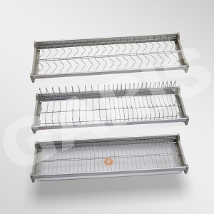 Giá bát đĩa cố định 3 tầng GARIS Inox304 GB07E