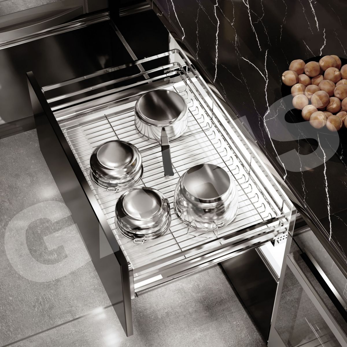 Kệ xoong nồi đa năng GARIS Inox 304 GP02E