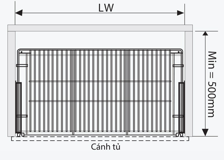 Kệ xoong nồi đa năng GARIS Inox 304 GP02E