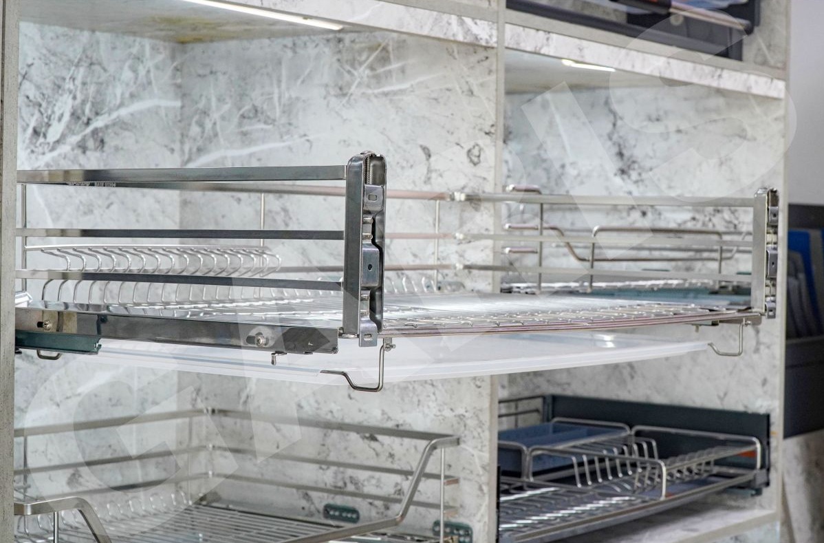 Kệ bát đĩa đa năng GARIS Inox 304 GD02E