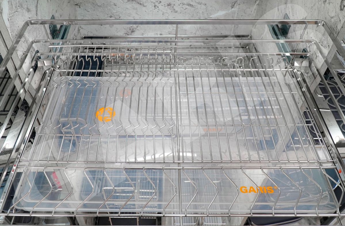 Kệ bát đĩa đa năng GARIS Inox 304 GD02E