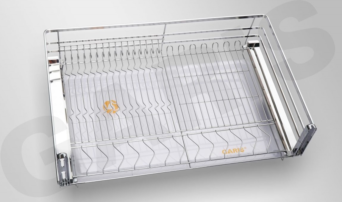 Kệ bát đĩa đa năng GARIS Inox 304 GD02E