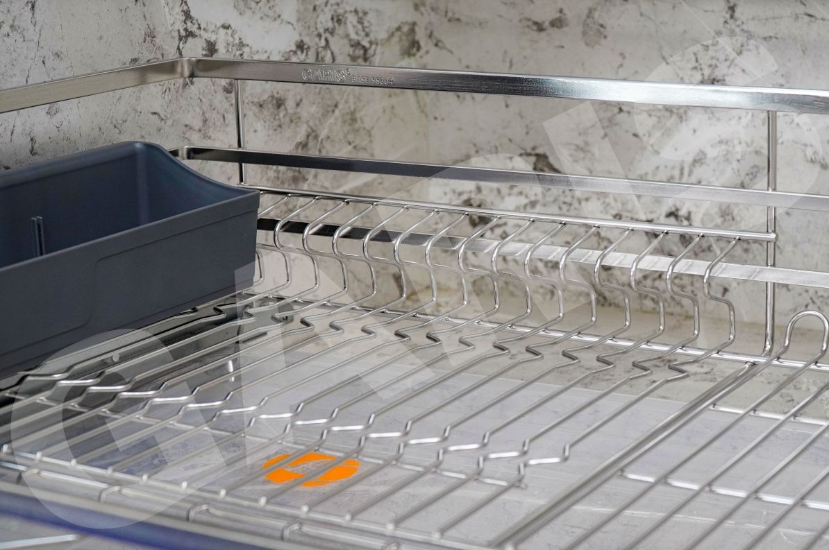 Kệ bát đĩa đa năng GARIS Inox 304 GD04E cánh mở