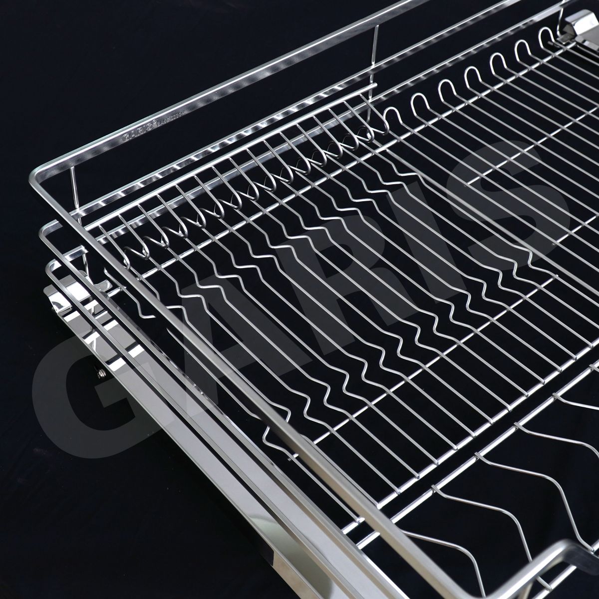 Kệ bát đĩa đa năng GARIS Inox 304 GD04E cánh mở