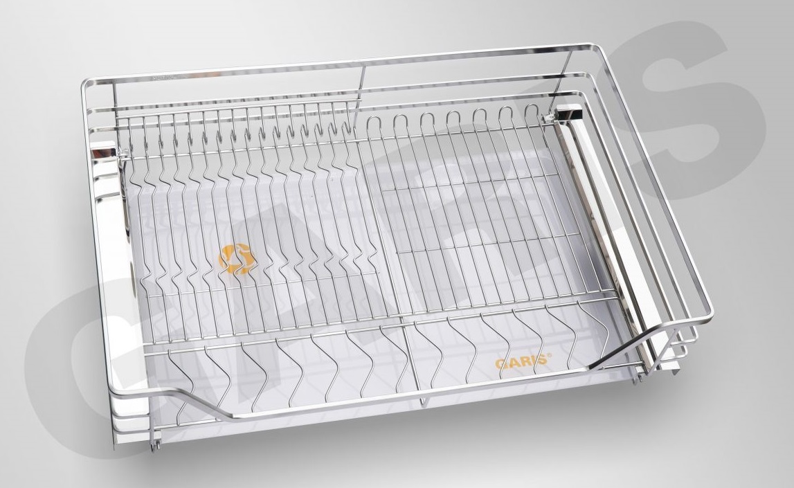 Kệ bát đĩa đa năng GARIS Inox 304 GD04E cánh mở