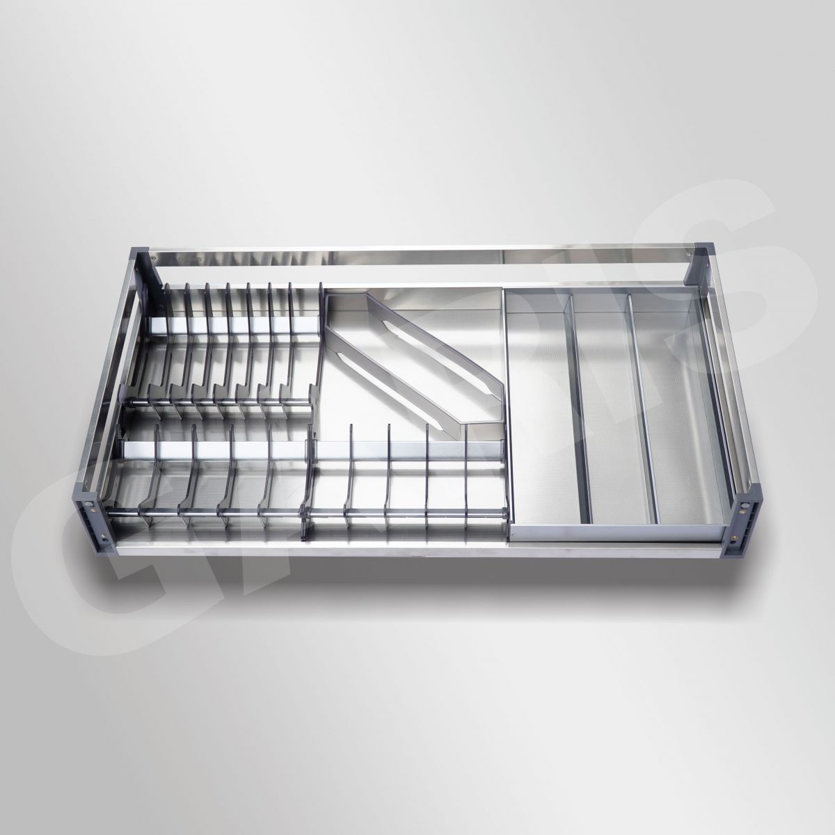 Kệ bát đĩa đa năng GARIS Inox hộp GD01
