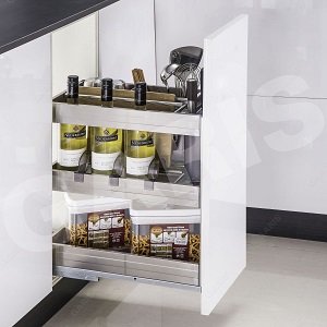 Kệ gia vị chai lọ đa năng GARIS Inox hộp GK01 GM01