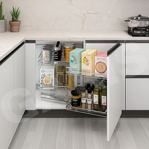 Kệ góc liên hoàn Inox SUS304 GARIS MC02E.45