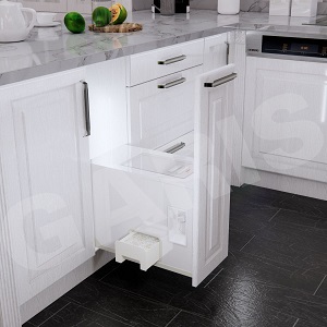 Thùng gạo âm tủ gắn cánh GARIS GR04.30