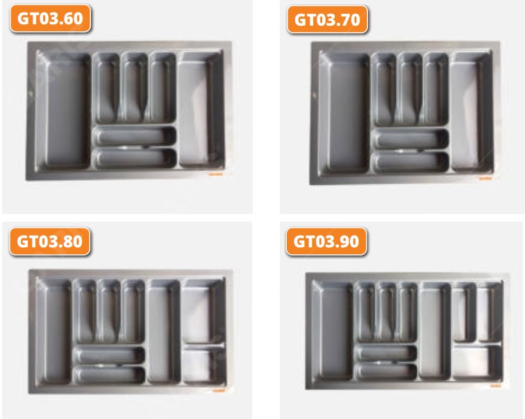 Khay chia thìa muỗng dĩa nhựa cao cấp GARIS GT03