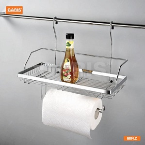 Giá treo gia vị và cuộn giấy Inox304 GARIS GI04.2