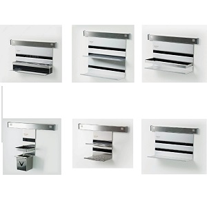Giá để gia vị, dụng cụ nấu treo ngoài Inox hộp GARIS GI01.1-2-3-4-5-6-7