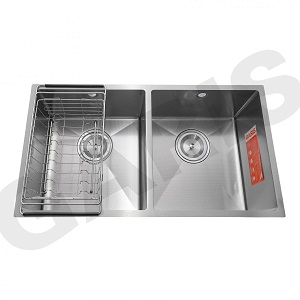 Chậu rửa bát 2 hố inox SUS304 GARIS GS21.81D