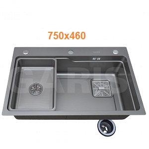 Chậu rửa bát 1 hố inox SUS304 GARIS GS11.75
