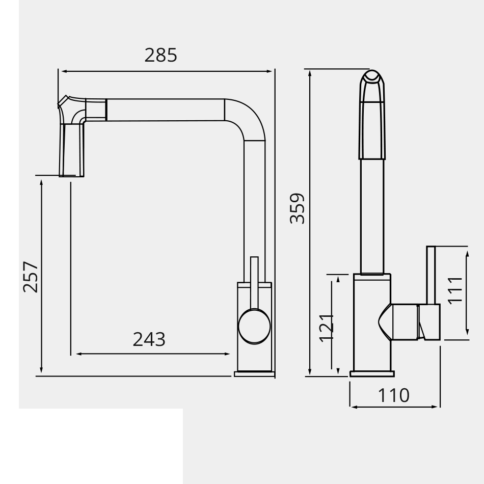 Vòi rút nóng lạnh GARIS MF17E