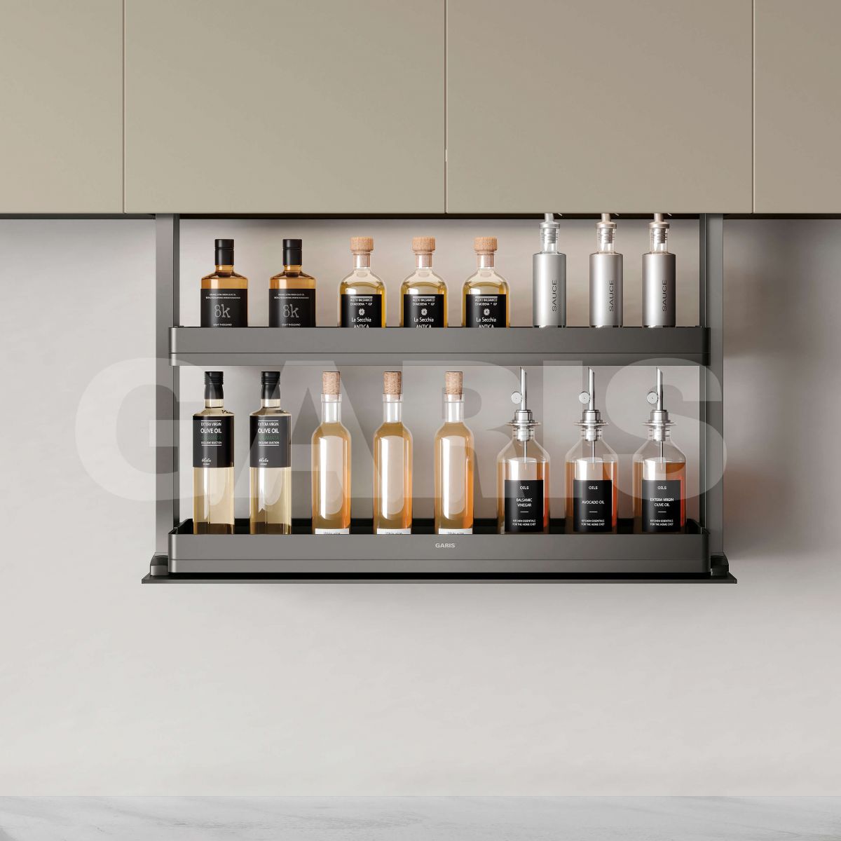 Kệ gia vị nâng hạ điện GARIS GL05AT