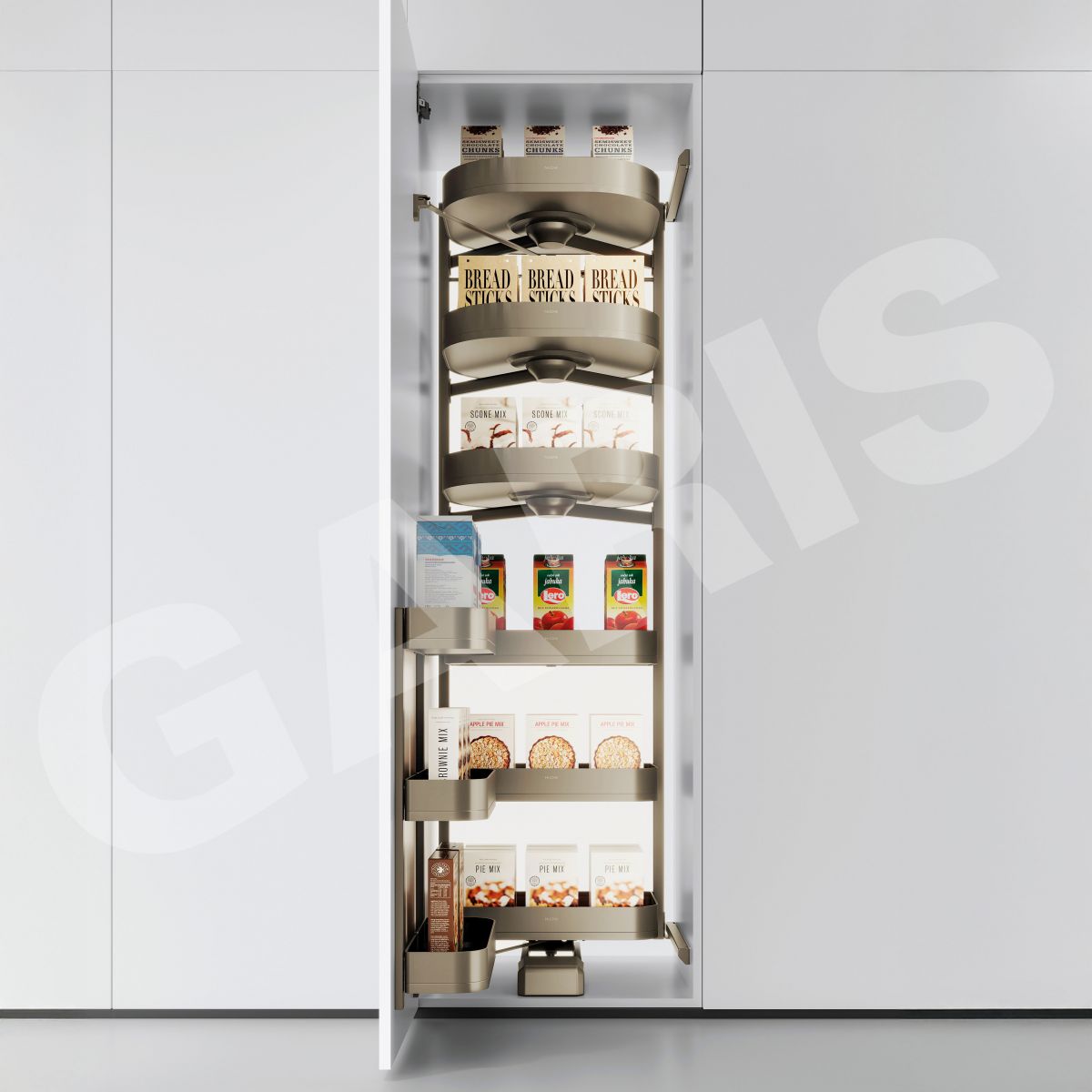 Kệ tủ đồ khô 5 tầng GARIS GS5.6AG