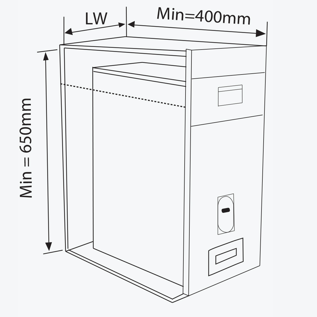 Thùng gạo mặt kính GARIS GR06.25B GR06.30M GR06.30B R Series