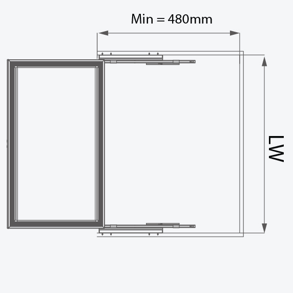 Giỏ đựng đồ gấp GARIS GW02E LIFTMAX Series